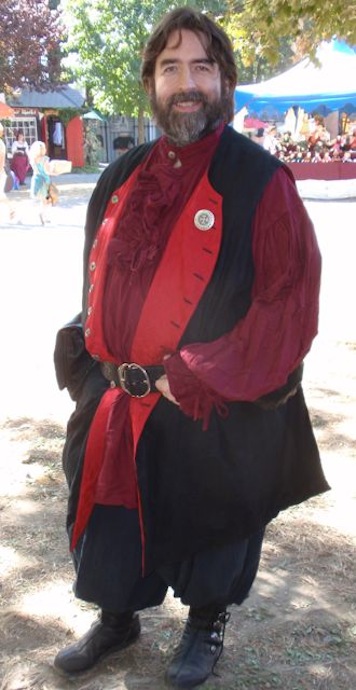 Doc in Reversible Cassock Vest - September 2010